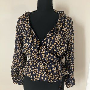 wrap blouse